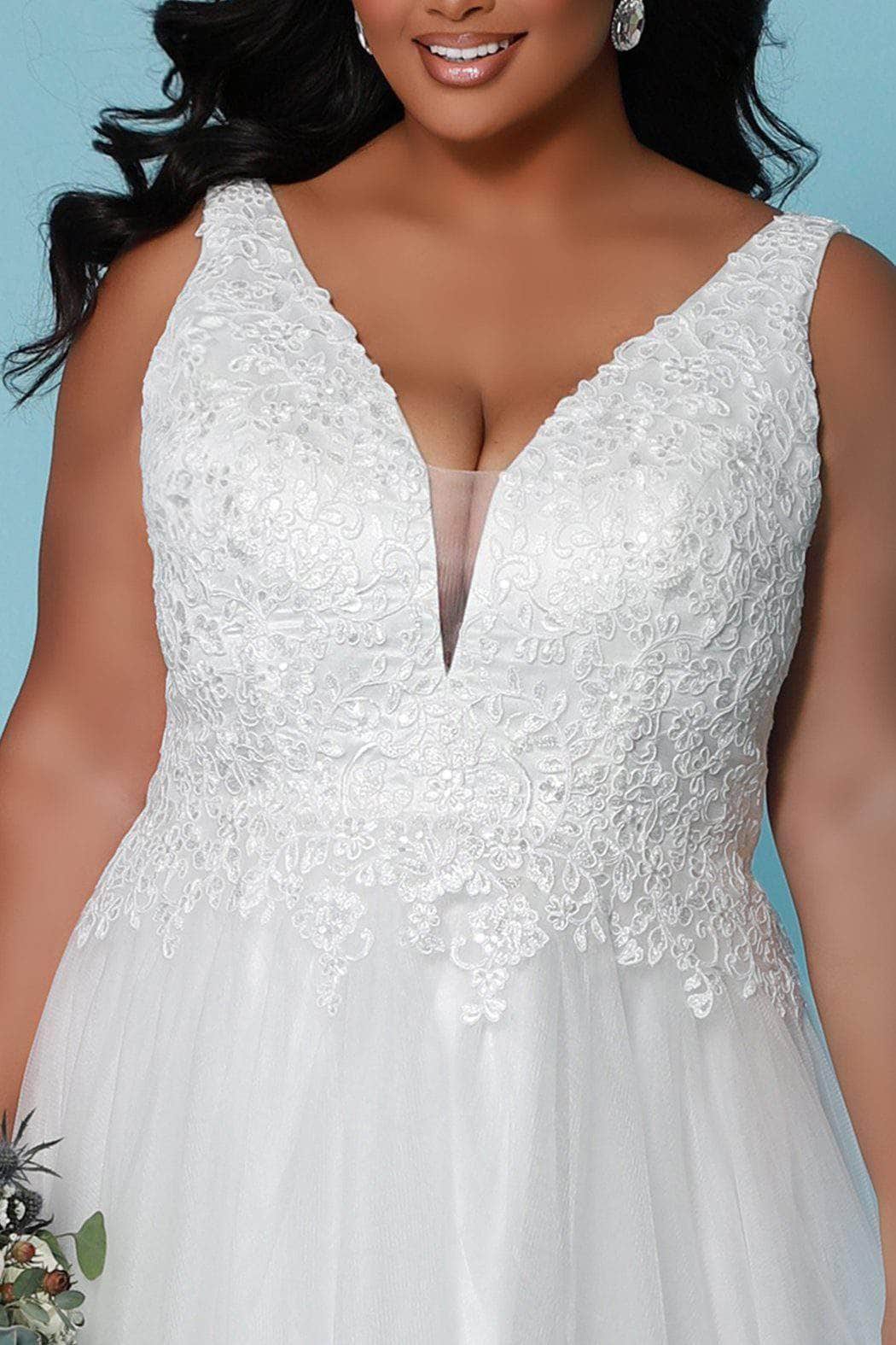 Sydney's Closet Bridal SC5270 - A-line Sleeveless Wedding Dress Special Occasion Dress