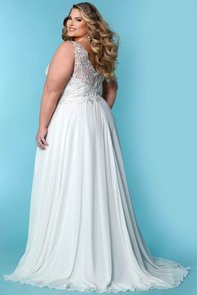 Sydney's Closet Bridal SC5295 - Chiffon-Made A-line Sleeveless Gown Special Occasion Dress