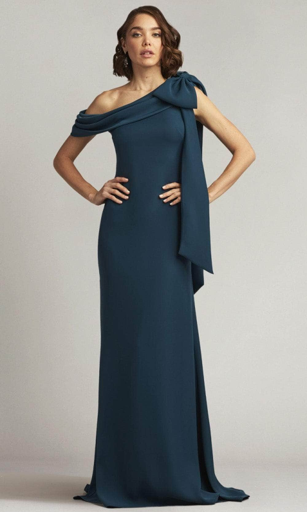 Tadashi Shoji ALG18371L - Foldover Off Shoulder Evening Gown Evening Dresses