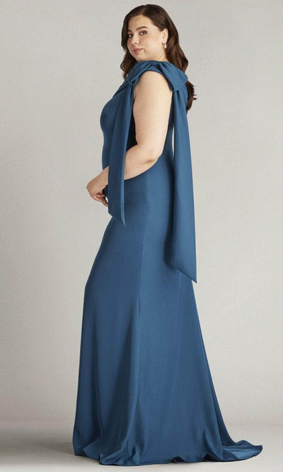 Tadashi Shoji ALG18371LQ - Bow Shoulder Sheath Formal Gown Evening Dresses
