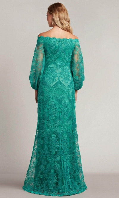 Tadashi Shoji AUL19261L - Scalloped Off Shoulder Evening Gown Formal Gowns