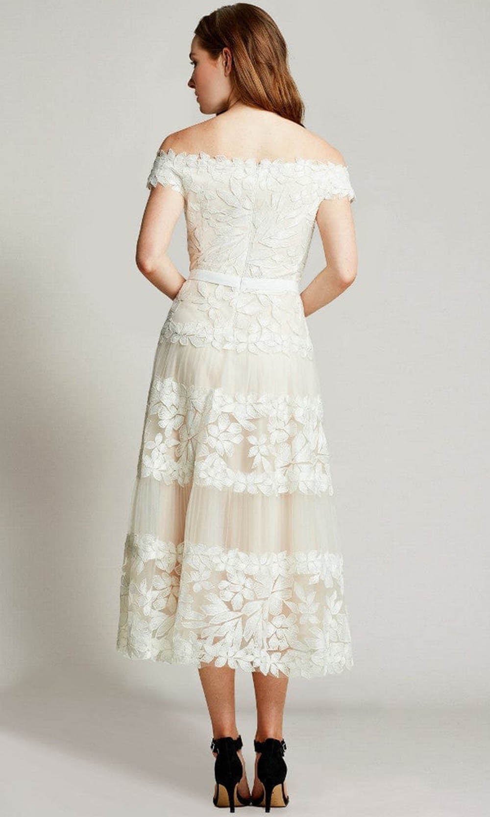 Tadashi Shoji Off-the-Shoulder Floral Embroidered Dress Tadashi Shoji Off-the-Shoulder Floral Embroidered Dress