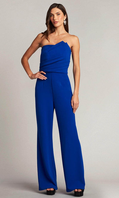 Tadashi Shoji BOS20298Y - Strapless Minimalistic Jumpsuit Formal Pantsuits