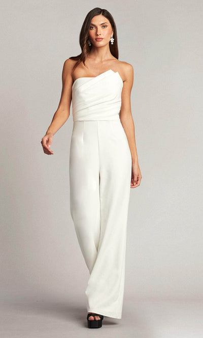 Tadashi Shoji BOS20298Y - Strapless Minimalistic Jumpsuit Formal Pantsuits