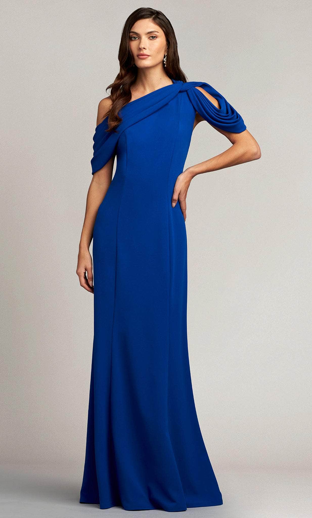 Tadashi Shoji BOS22037L - Crepe-Made Gown Tadashi Shoji BOS22037L - Crepe-Made Gown