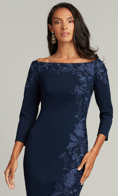 Tadashi Shoji BRX22066M - Kline Embroidered Crepe Dress Special Occasion Dress