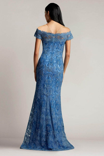 Tadashi Shoji BSU17021L - Short Sleeved Lace Dress Special Occasion Dress