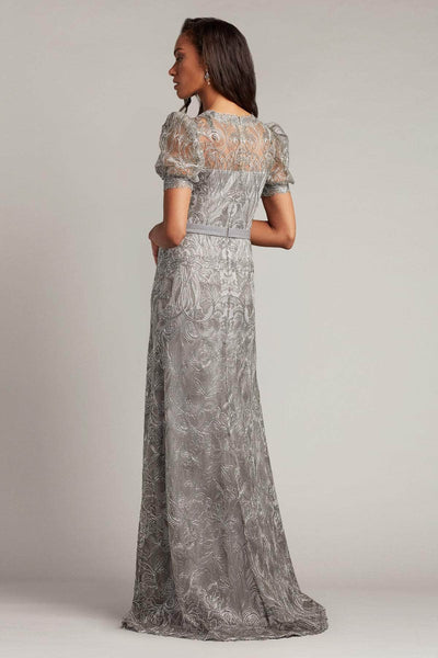 Tadashi Shoji BSU22599L - Puff Sleeved Lace Dress Special Occasion Dress