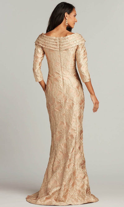 Tadashi Shoji BSW22005L - Calder Floral Jacquard Gown Special Occasion Dress
