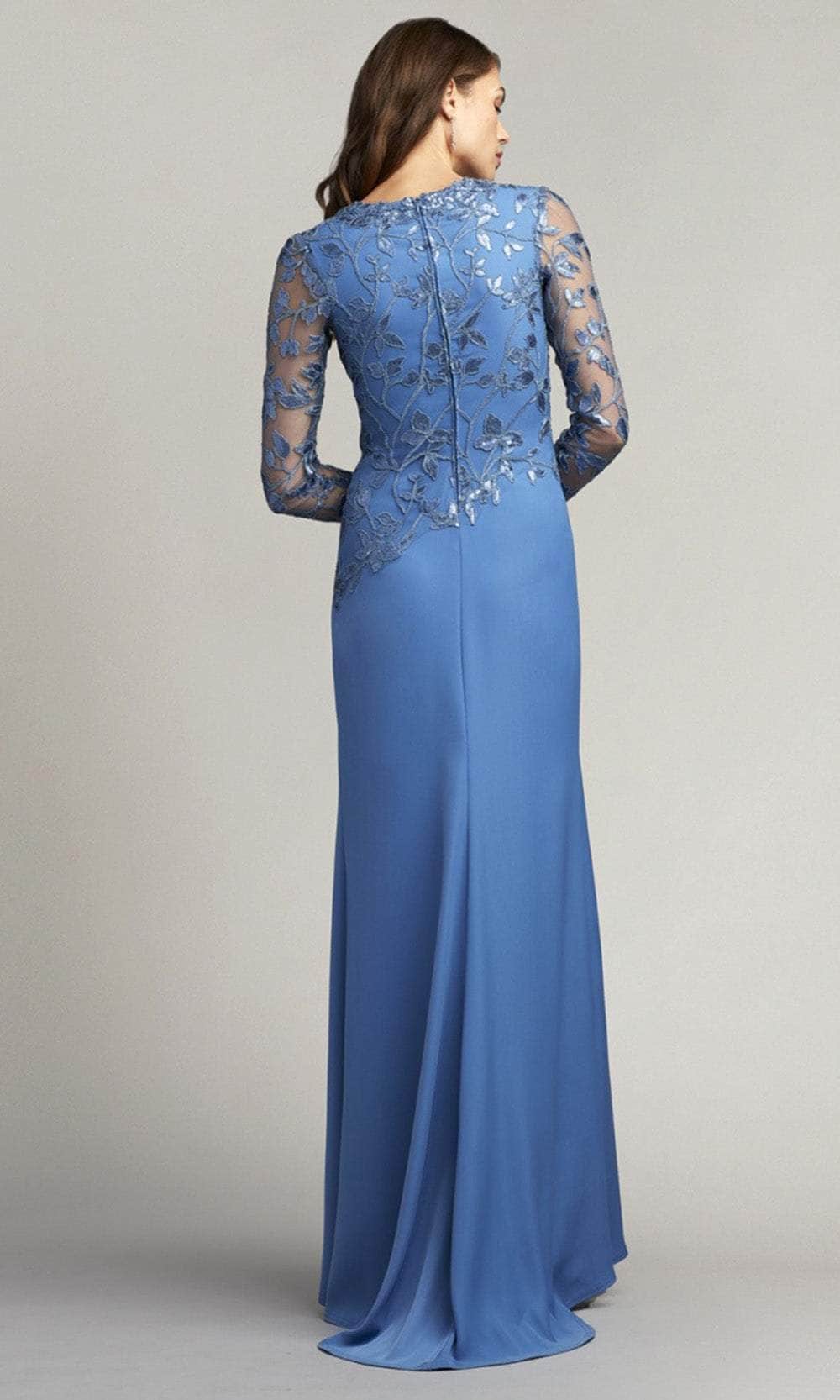 Tadashi Shoji CAJ16206LXY - Jewel Neck Embroidered Evening Gown Evening Dresses