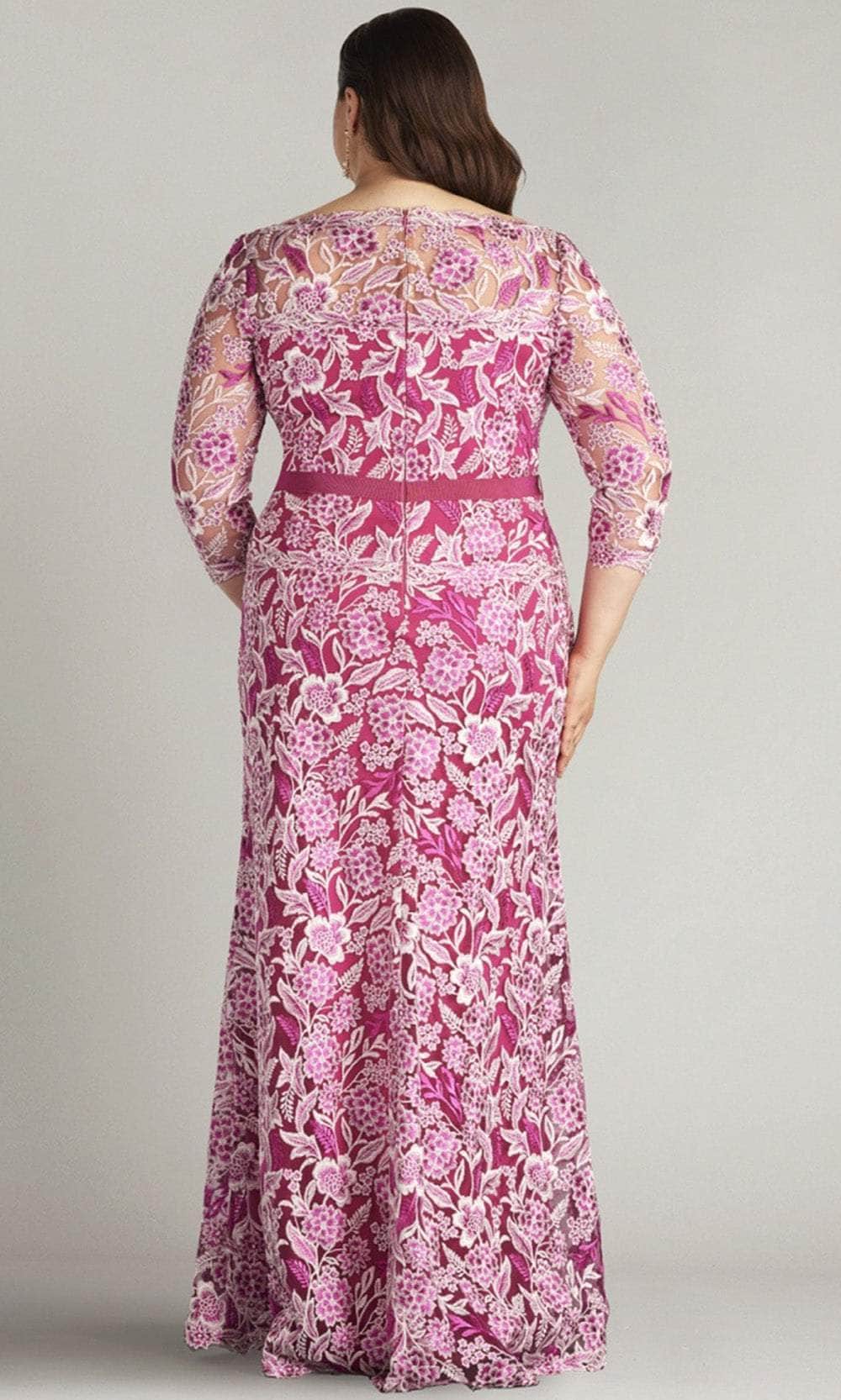 Tadashi Shoji CDP24130LQ - Quarter Sleeve Floral Formal Gown Moher of the Bride Dresses