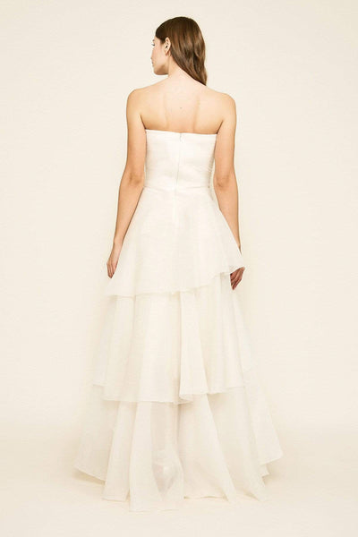 Tadashi Shoji - Cyd Strapless High-Low Organza Gown Wedding Dresses