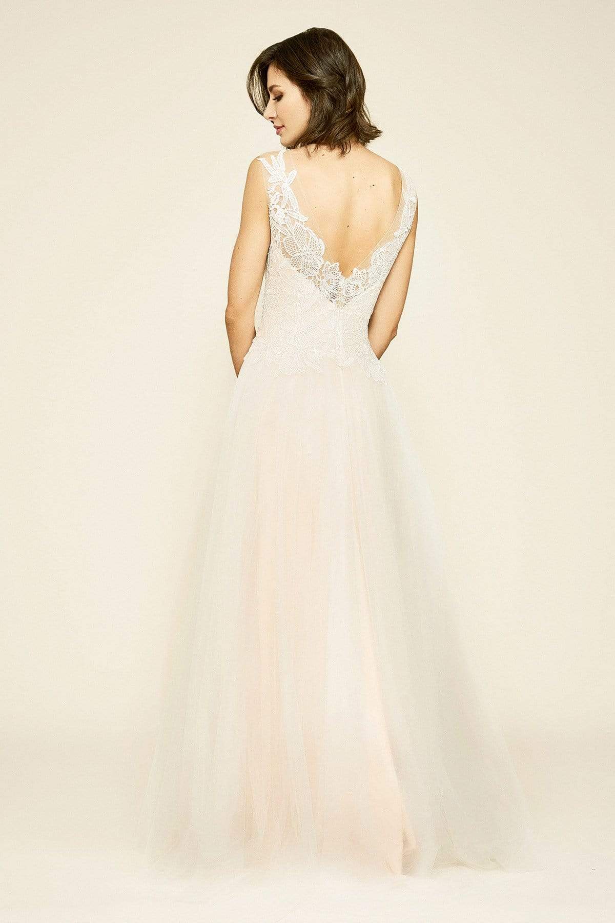 Tadashi Shoji - Jardine Lace Tulle Gown Wedding Dresses