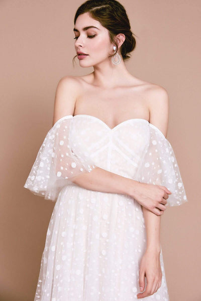 Tadashi Shoji - Syrin Ruffle Corset Gown Wedding Dresses