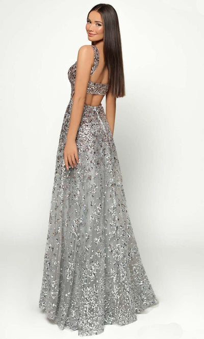 Tarik Ediz - 51161 Scoop A-Line Evening Dress Evening Dresses