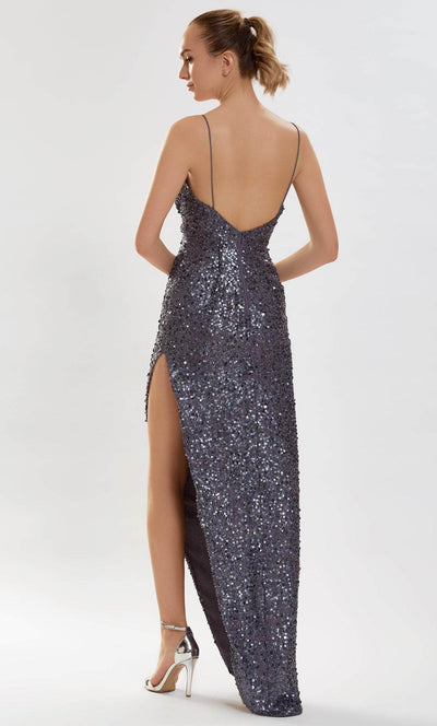 Tarik Ediz 52019 - Sequined Evening Dress