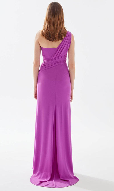Tarik Ediz 52023 - One Shoulder Prom Dress with Slit Prom Dresses