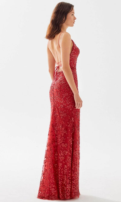 Tarik Ediz 52119 - Embellished Scallop Bod Full Dress Evening Dresses