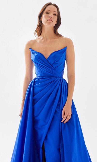Tarik Ediz 52126 - Strapless Deep Sweetheart Exquisite Gown Prom Dresses