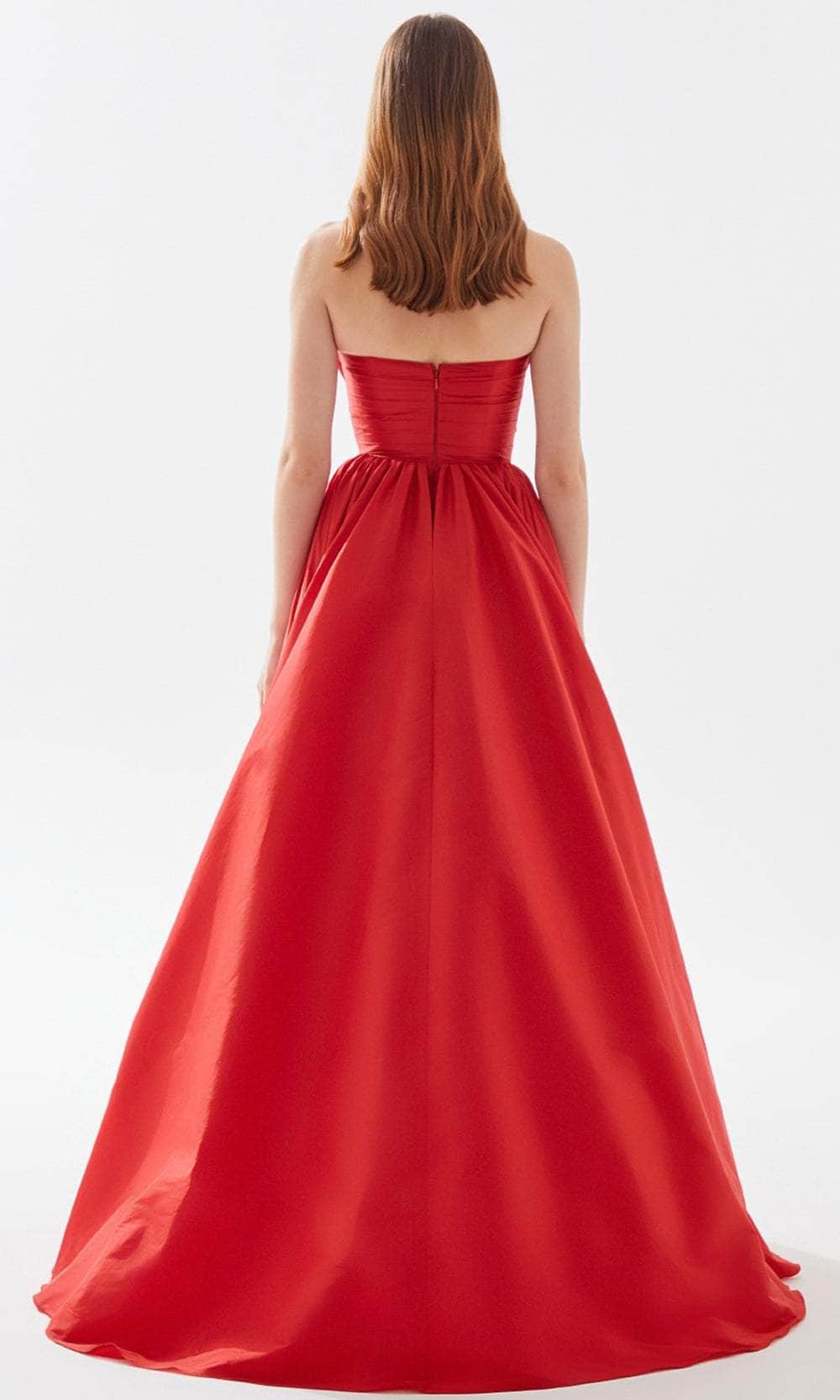 Tarik Ediz 52126 - Strapless Deep Sweetheart Exquisite Gown Prom Dresses