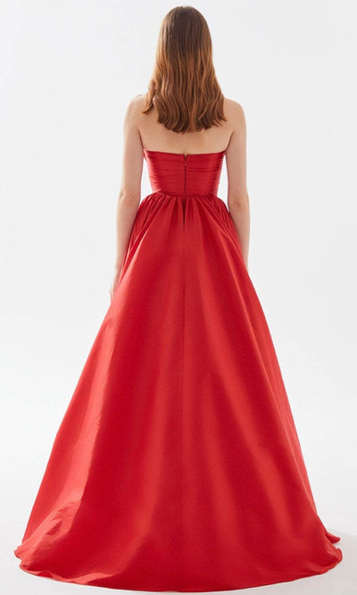 Tarik Ediz 52126 - Strapless Deep Sweetheart Exquisite Gown Prom Dresses