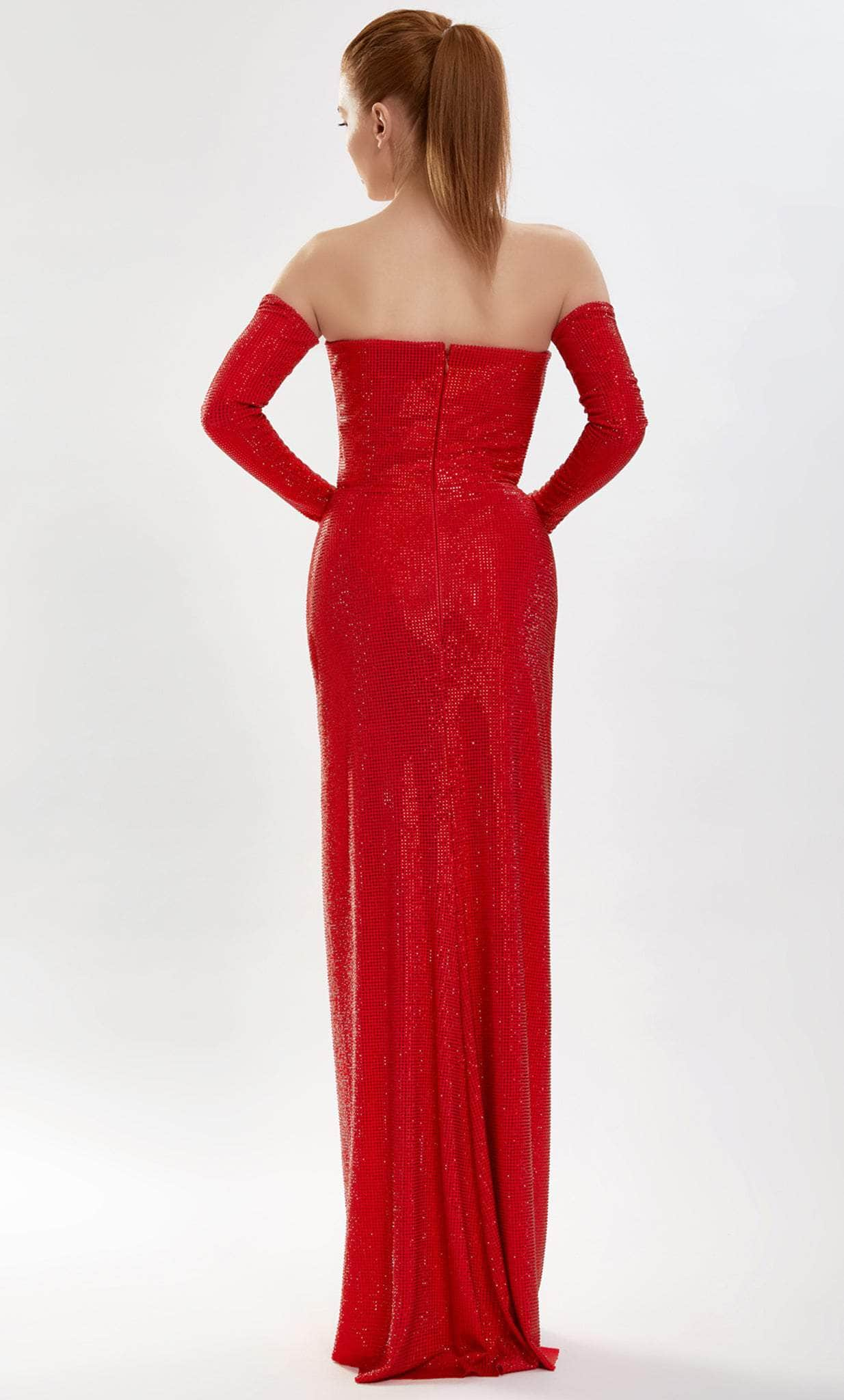 Tarik Ediz 52161 - Embellished Sheath Dress