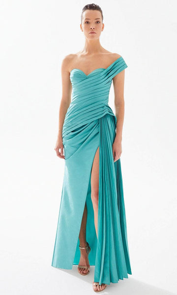 nile green dress Baltic Born Womens Genesis Strapless Midi Dress | Mint Green main image 0