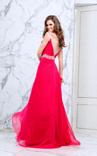 Tarik Ediz - Bejeweled A-line Gown 50091 Special Occasion Dress