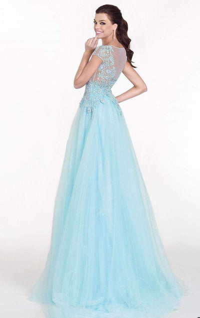 Tarik Ediz - Embellished A-Line Gown 92616 Special Occasion Dress
