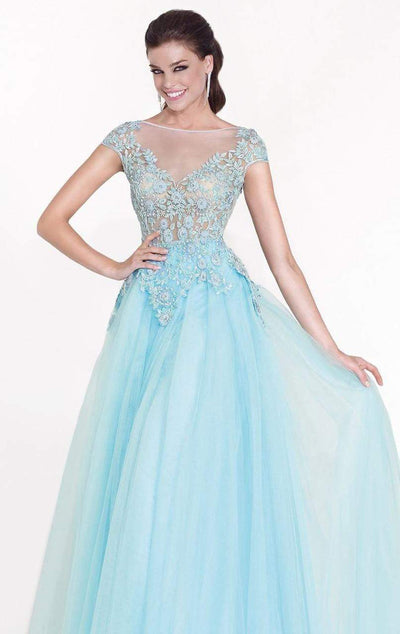 Tarik Ediz - Embellished A-Line Gown 92616 Special Occasion Dress