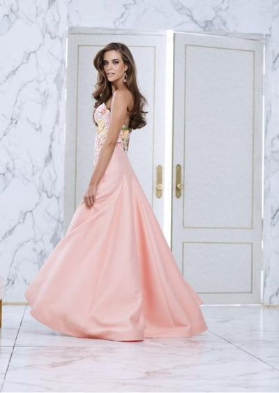 Tarik Ediz - Floral Long Dress 50065 Prom Dresses