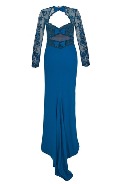 Tarik Ediz - Lace Sleeved Gown 92543 Special Occasion Dress