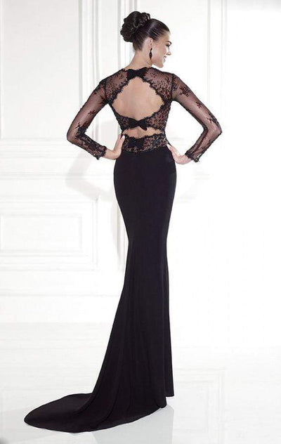 Tarik Ediz - Lace Sleeved Gown 92543 Special Occasion Dress