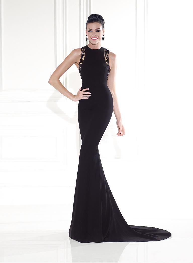 Tarik Ediz - Ornate Jewel Gown 92569 Special Occasion Dress 0 / Black