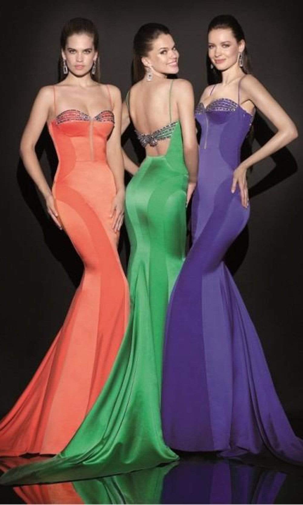 Tarik Ediz - Sculpted Seamed Gown 92488 Special Occasion Dress