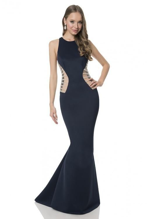 Terani Couture - 1611P0205A Sexy Halter Style Mermaid Gown Special Occasion Dress