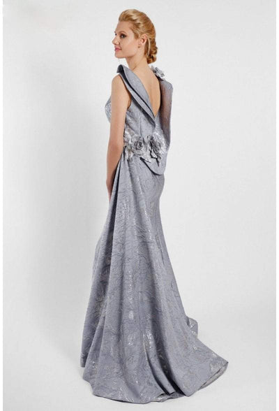 Terani Couture - 1721M4703 Laced Bateau Neck A-Line Dress Special Occasion Dress