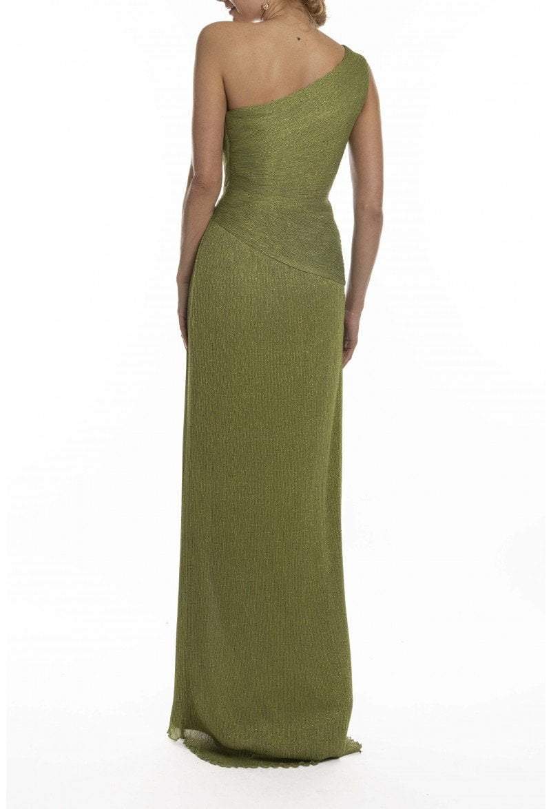Terani Couture - 1911E9610 One Shoulder Asymmetric Neck Evening Dress Special Occasion Dress
