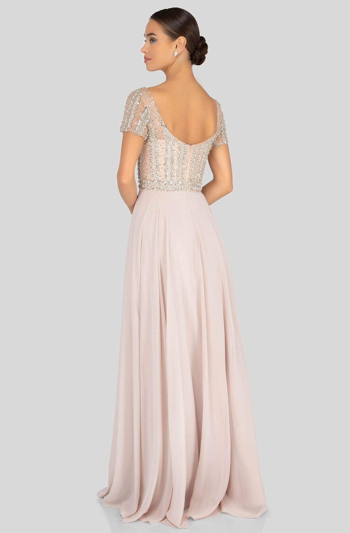 Terani Couture - 1911M9664 Embellished Bateau A-line Dress Special Occasion Dress