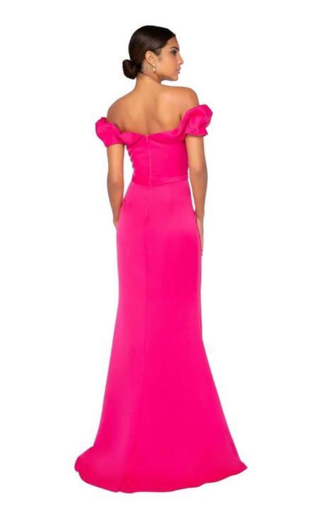 Terani Couture - 1911P8183 Ruffled Sleeves Off Shoulder Mermaid Gown Prom Dresses