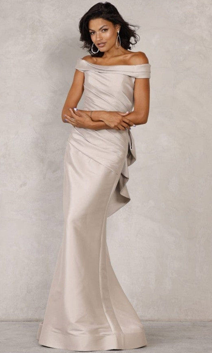 Terani Couture - Trumpet Gown 2111M5299 In Gray