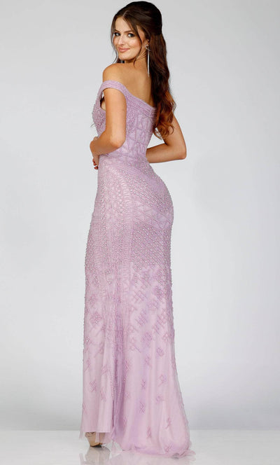Terani Couture 231GL0411 - Off-Shoulder Mermaid Evening Dress Special Occasion Dress 00 / Lilac