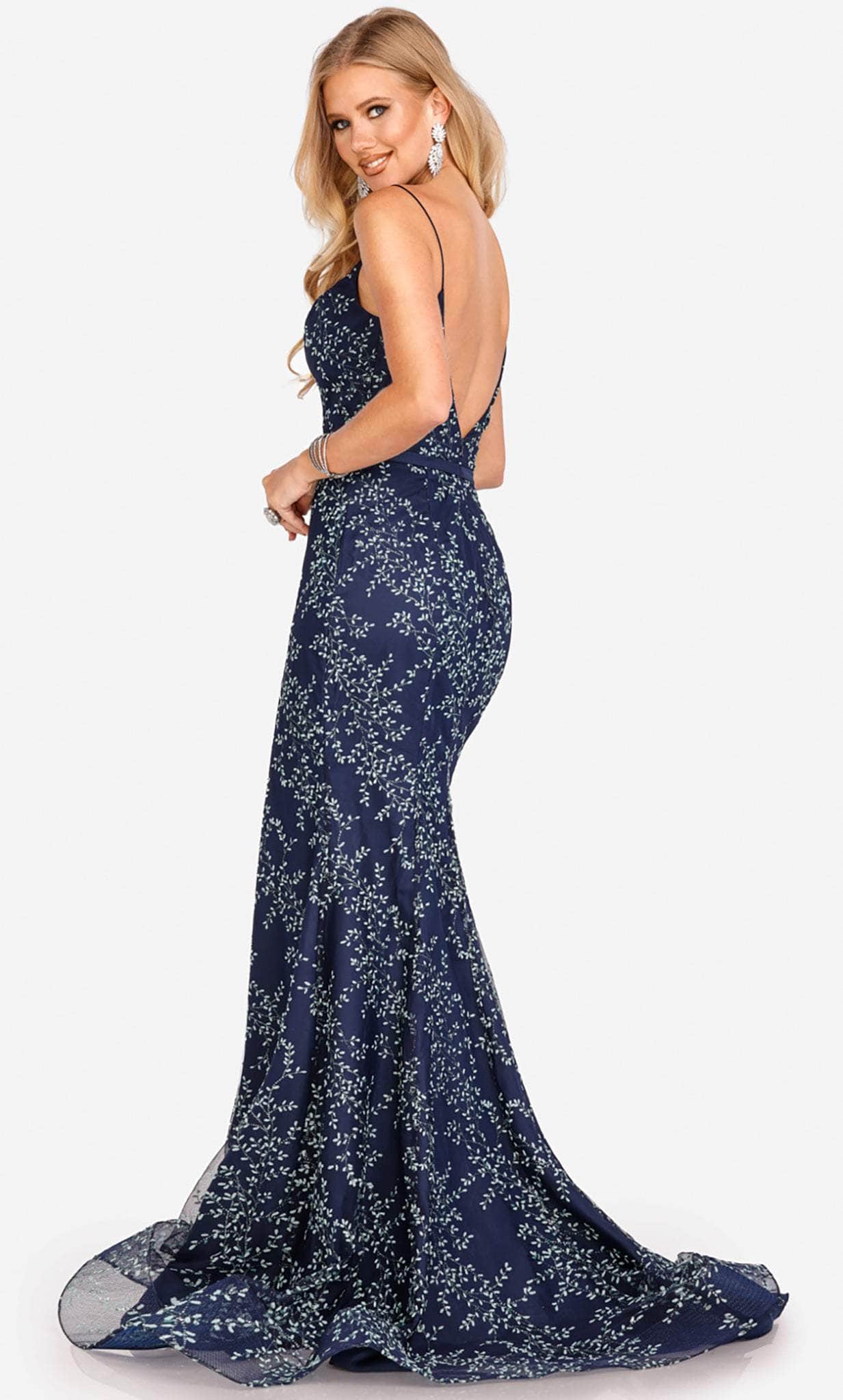 Terani Couture 231P0038 - Foliage Mermaid Prom Gown Special Occasion Dress