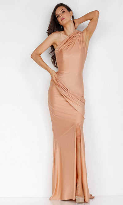 Terani Couture 231P0134 - Asymmetrical Body-Hugging Gown Special Occasion Dress