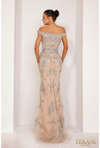 Terani Couture 232E1206 - Embroidered Off-Shoulder Dress Special Occasion Dress
