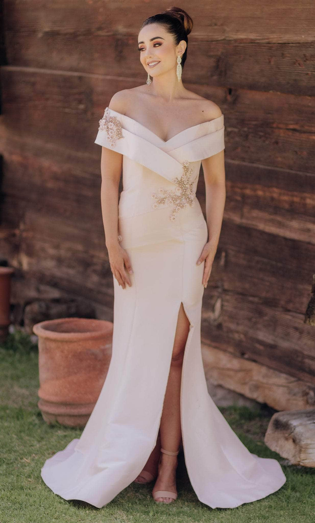 Terani Couture 232M1530 - Pleated Evening Gown