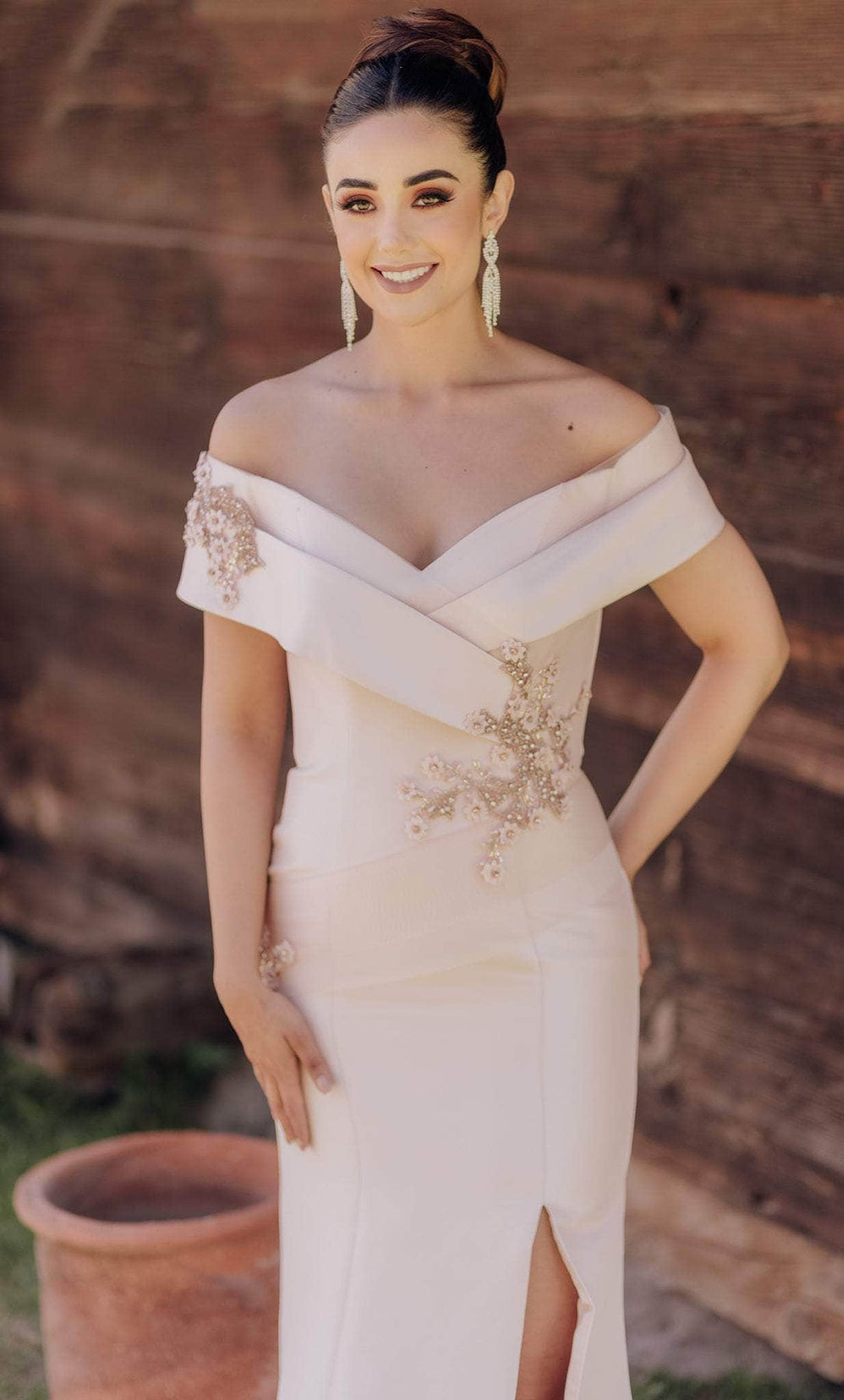 Terani Couture 232M1530 - Pleated Evening Gown