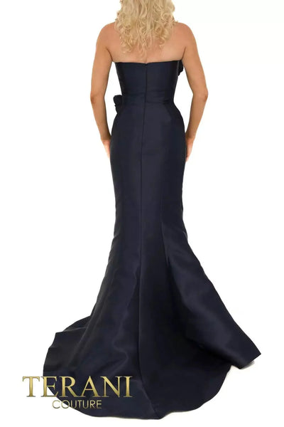 Terani Couture 241E2512 - Ruffed Embellished Strapless Dress Special Occasion Dress