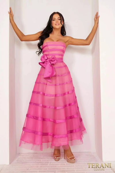 Terani Couture 241P2044 - Strapless A-Line Prom Dress Special Occasion Dress