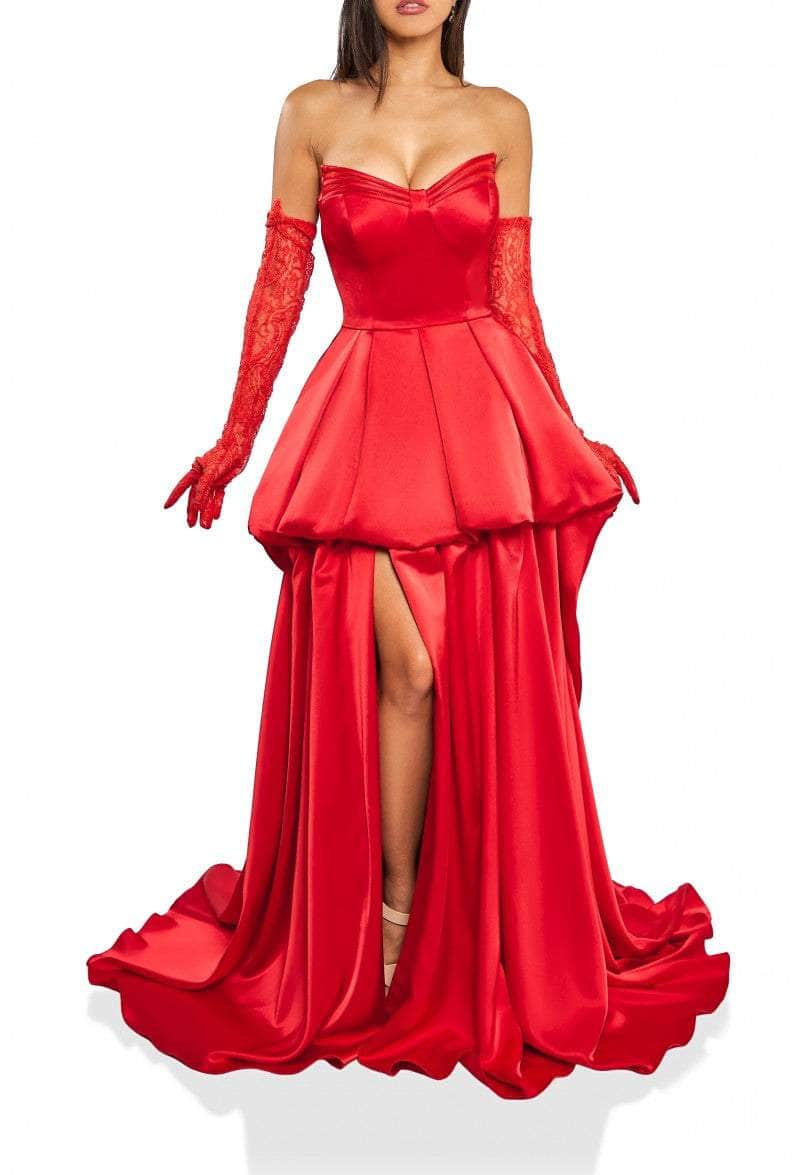 Terani Couture 241P2064 - A-Line Prom Dress with Slit Special Occasion Dress